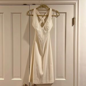 Philosophy di Alberta Ferretti vintage white summer dress 90s y2k bridal